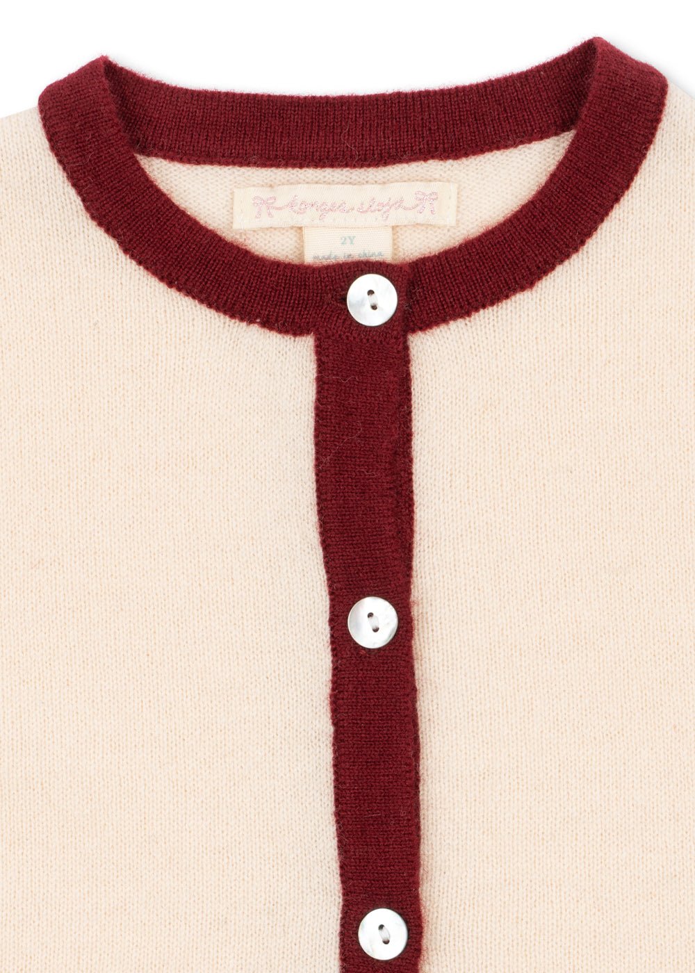 Konges Slojd Alette Cardigan - Pale Blush - Princess and the Pea Boutique