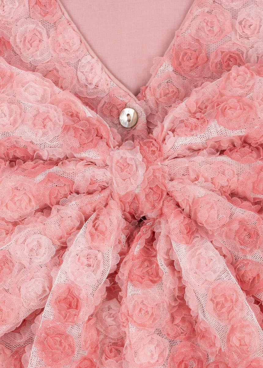 Konges Slojd Ally Long Sleeve Flower Dress - Princess and the Pea Boutique