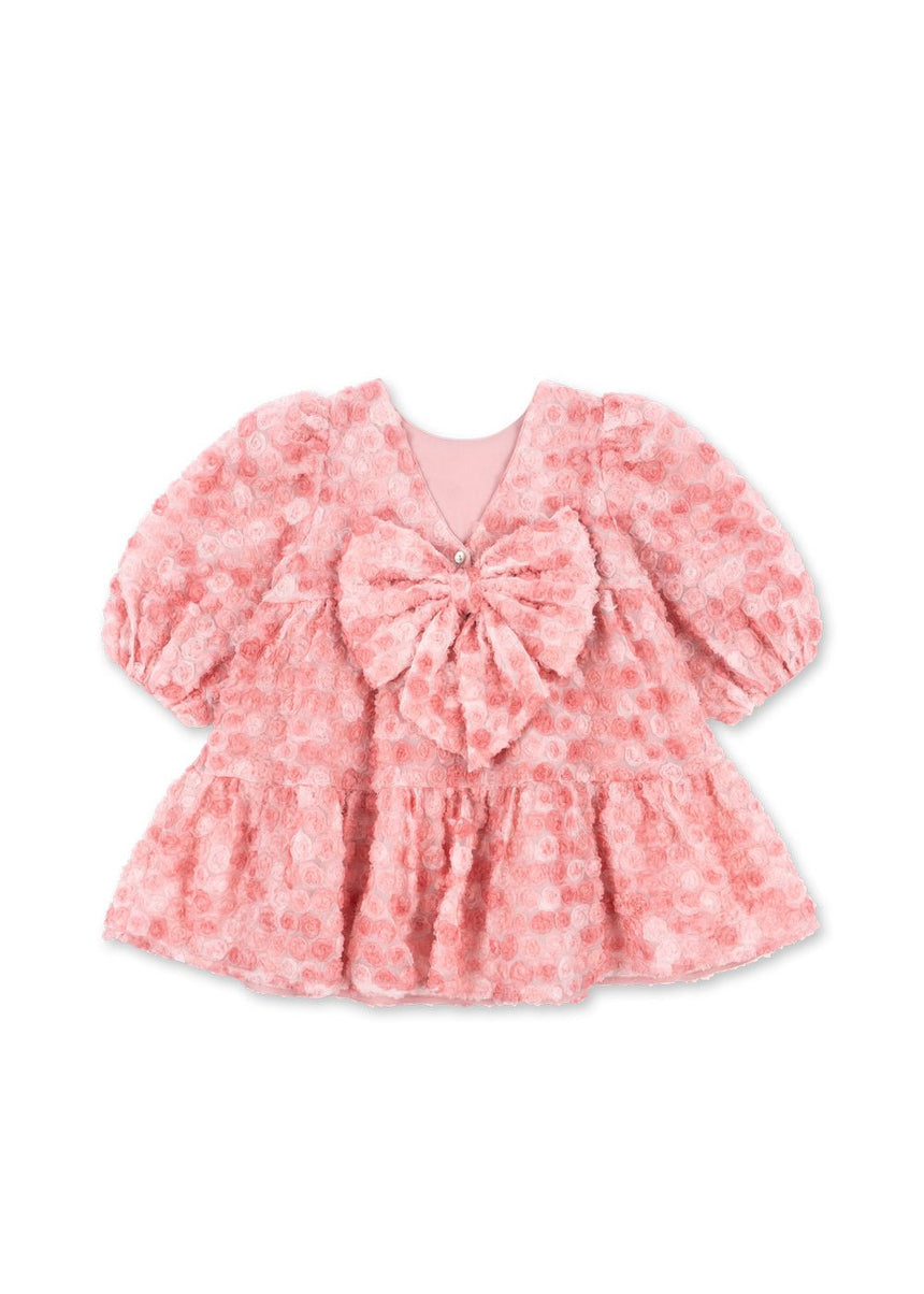 Konges Slojd Ally Long Sleeve Flower Dress - Princess and the Pea Boutique