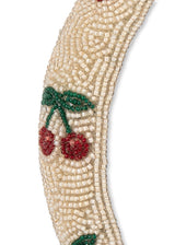 Konges Slojd Beaded Hairbrace - Cherry - Princess and the Pea Boutique