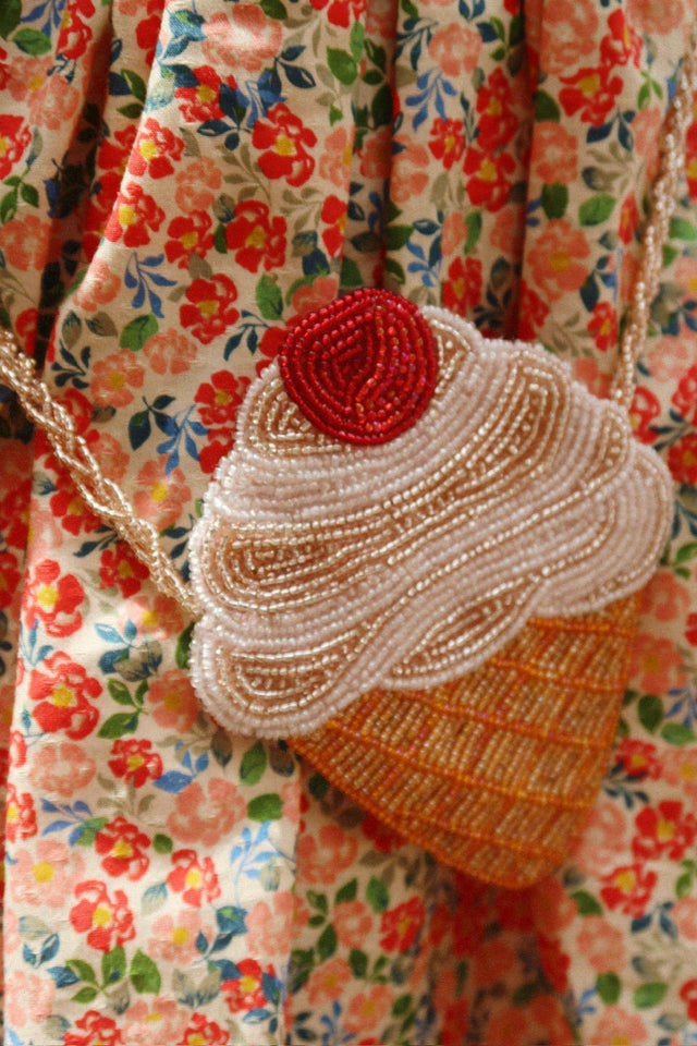 Konges Slojd Beaded Ice Cream Shoulder Bag - Princess and the Pea Boutique