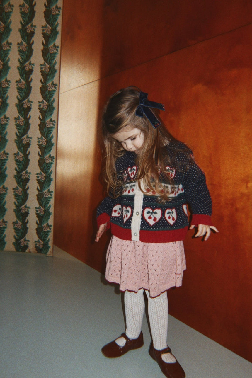 Konges Slojd Belou Cardigan - Cherry - Princess and the Pea Boutique