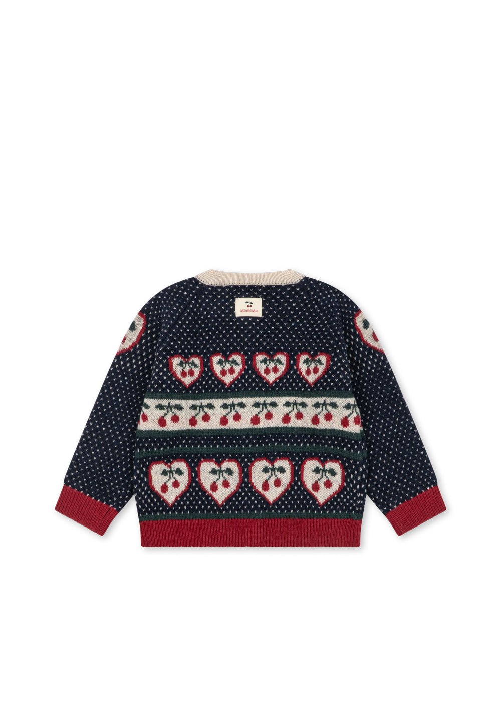 Konges Slojd Belou Cardigan - Cherry - Princess and the Pea Boutique