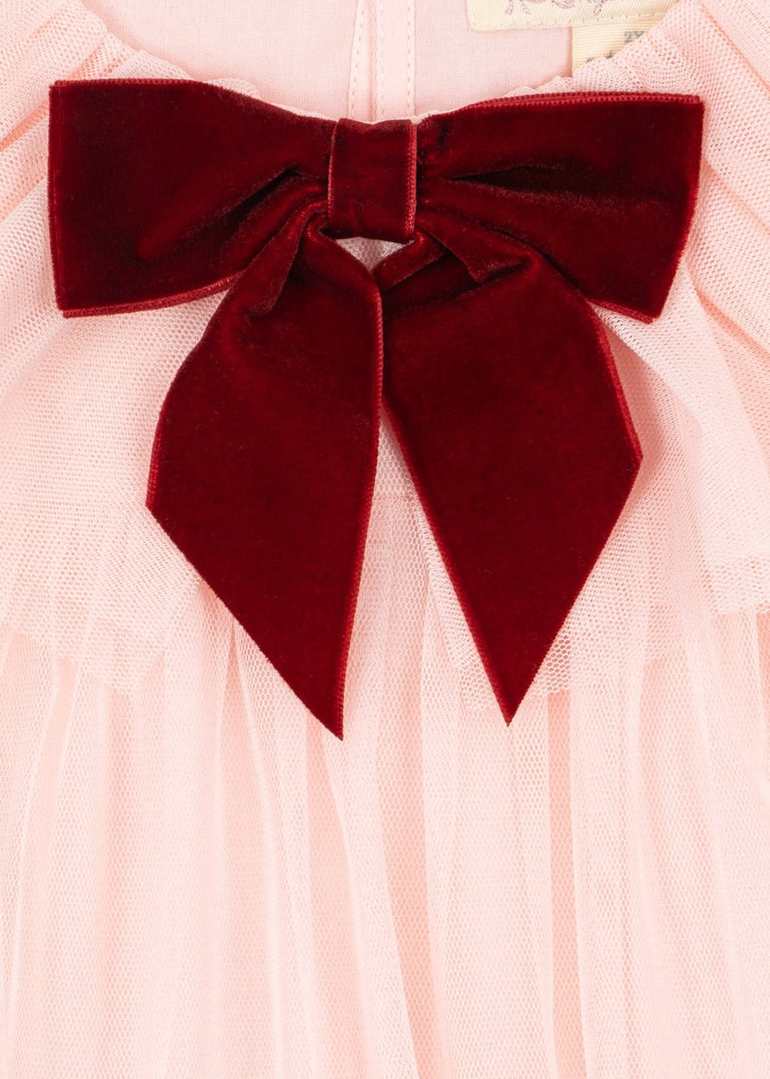 Konges Slojd Bow Dress - Creole Pink - Princess and the Pea Boutique