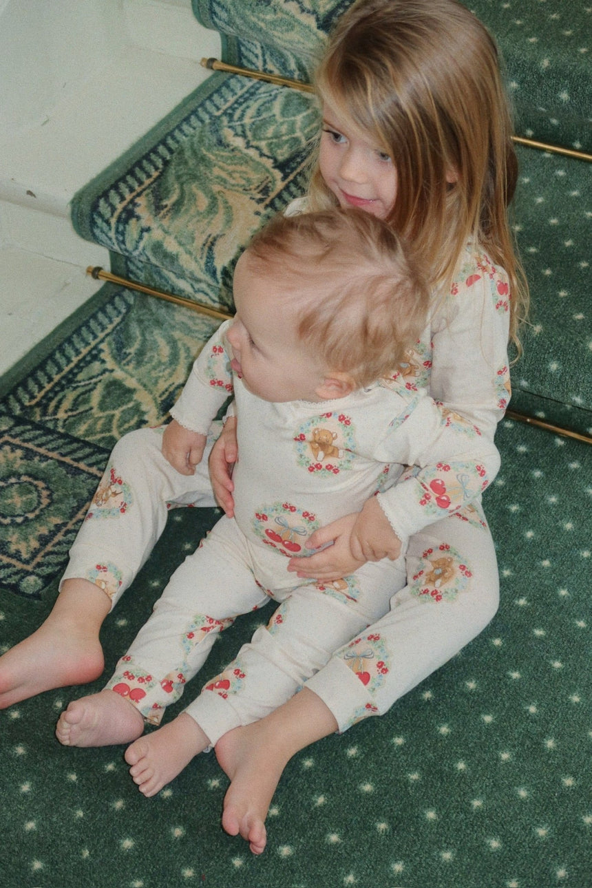 Konges Slojd Christmas Pajama Set - Deer Diary - Princess and the Pea Boutique