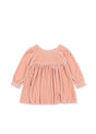 Konges Slojd Gia Bow Dress Grs - Mellow Rose - Princess and the Pea Boutique
