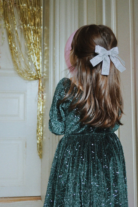 Konges Slojd Glitter Velvet Double Bow - Princess and the Pea Boutique