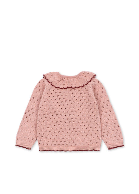 Konges Slojd Holiday Cardigan - Mellow Rose - Princess and the Pea Boutique