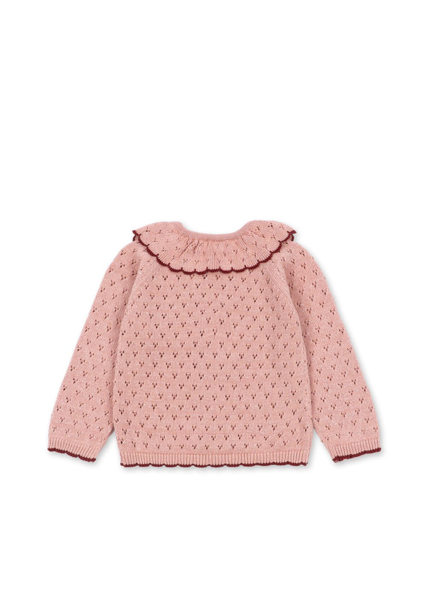 Konges Slojd Holiday Cardigan - Mellow Rose - Princess and the Pea Boutique
