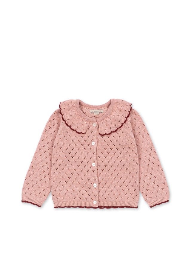 Konges Slojd Holiday Cardigan - Mellow Rose - Princess and the Pea Boutique