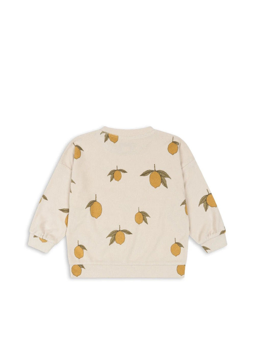 Konges Slojd Itty Sweat Shirt GOTS - Mon Grand Citron - Princess and the Pea Boutique