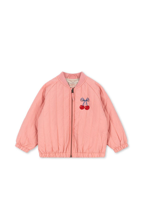 Konges Slojd Juno Bomber Jacket - Strawberry Ice - Princess and the Pea Boutique