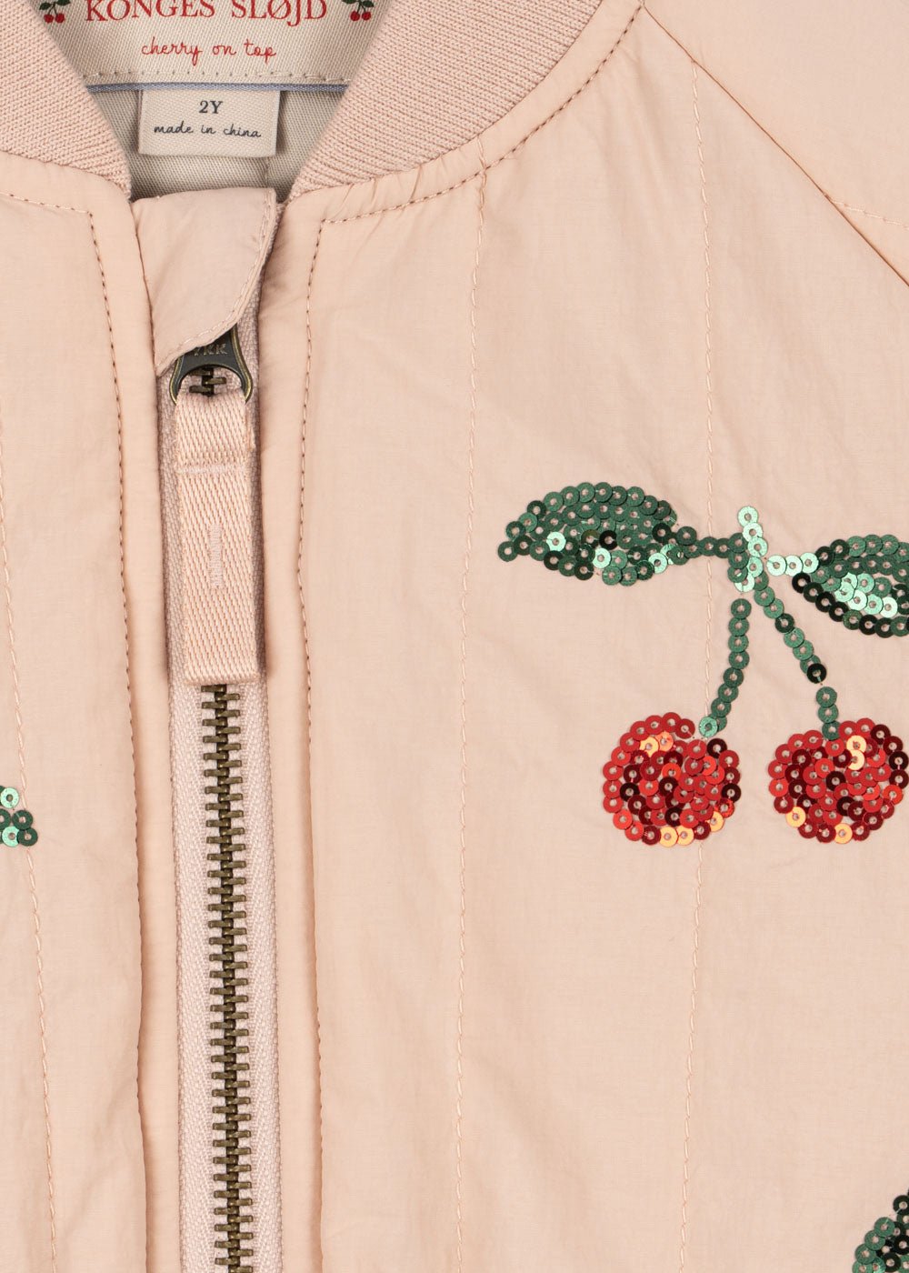 Konges Slojd JUNO SEQUIN BOMBER JACKET - Cameo Rose - Princess and the Pea Boutique