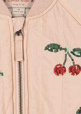 Konges Slojd JUNO SEQUIN BOMBER JACKET - Cameo Rose - Princess and the Pea Boutique