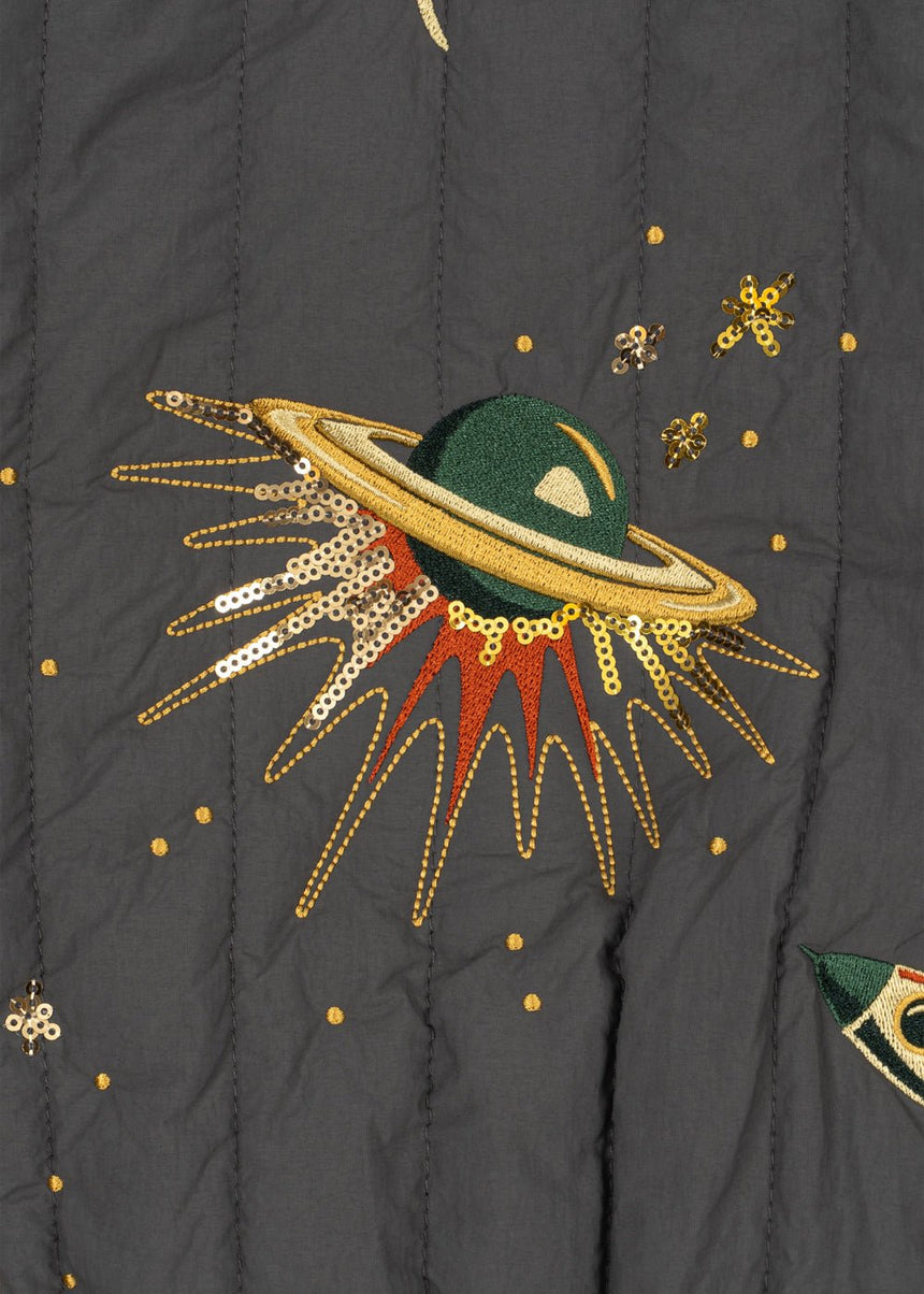 Konges Slojd JUNO SEQUIN BOMBER JACKET - Magnet - Princess and the Pea Boutique
