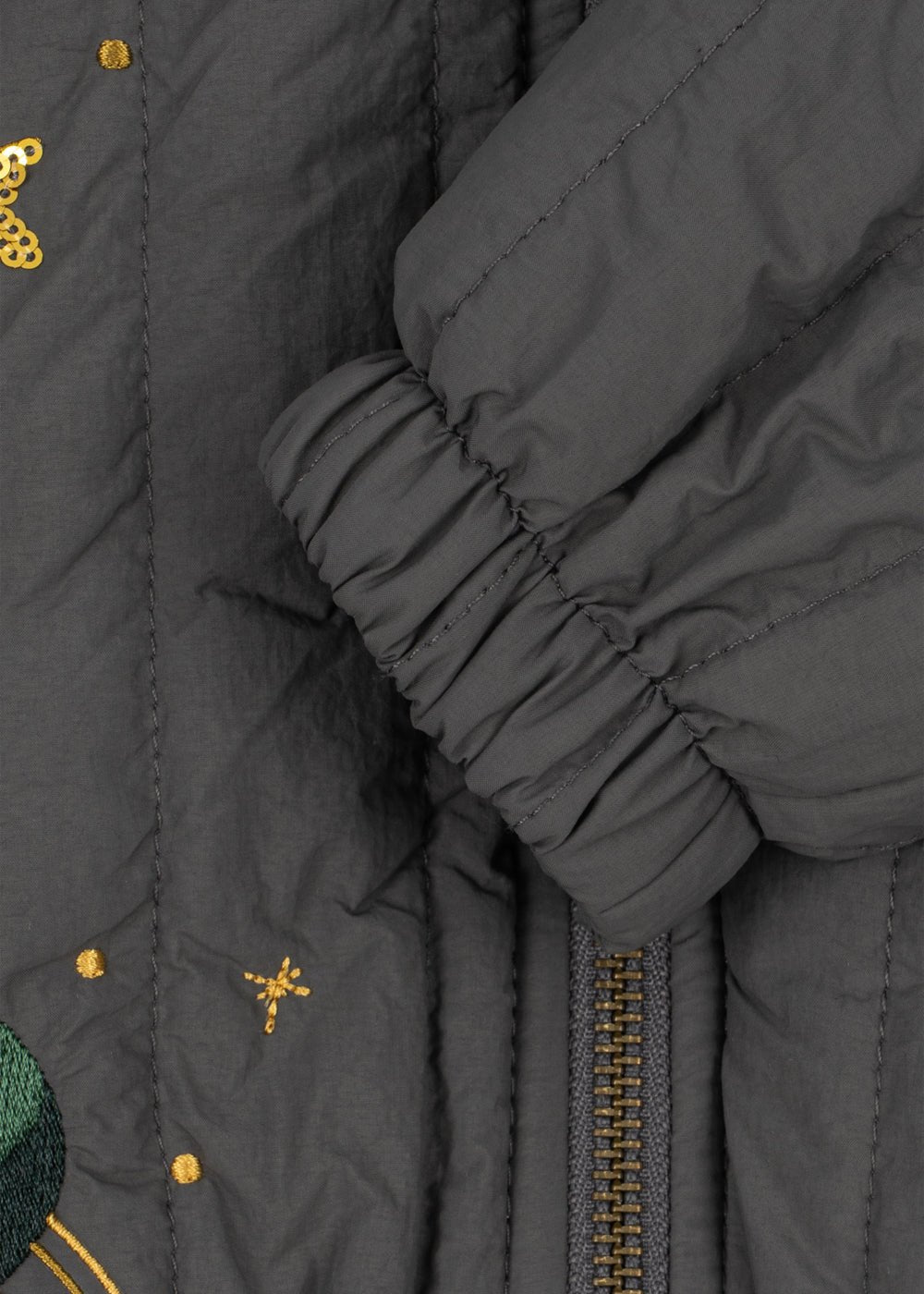 Konges Slojd JUNO SEQUIN BOMBER JACKET - Magnet - Princess and the Pea Boutique