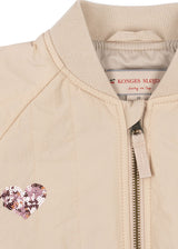 Konges Slojd Juno Sequin Bomber Jacket - Smoke Gray - Princess and the Pea Boutique