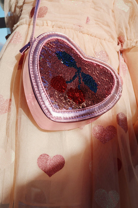 Konges Slojd Tut Heart Sequin Bag - Princess and the Pea Boutique