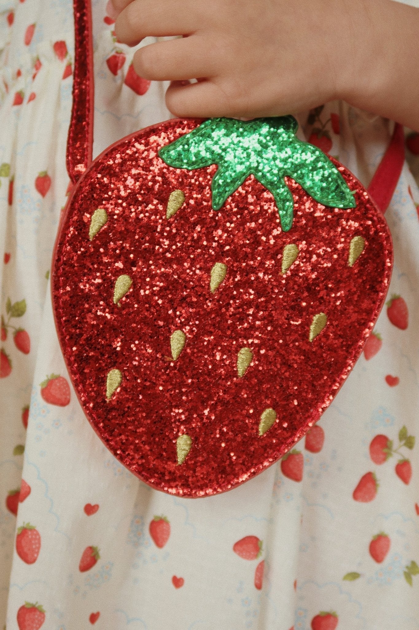 Konges Slojd Tut Strawberry Shoulder Bag - Princess and the Pea Boutique