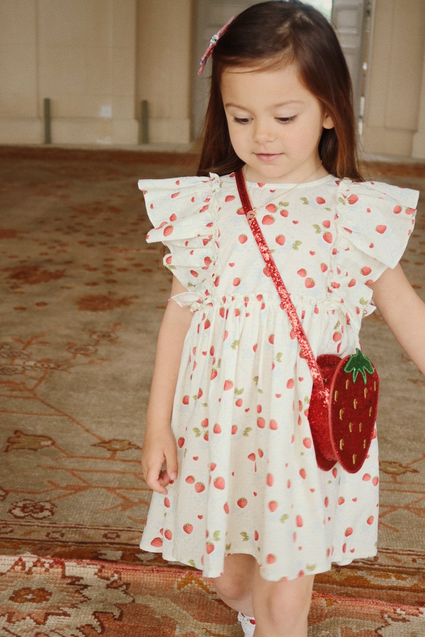 Konges Slojd Tut Strawberry Shoulder Bag - Princess and the Pea Boutique