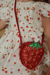 Konges Slojd Tut Strawberry Shoulder Bag - Princess and the Pea Boutique