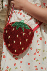 Konges Slojd Tut Strawberry Shoulder Bag - Princess and the Pea Boutique