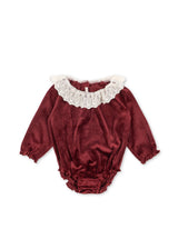 Konges Slojd Venola Romper - Red Dahlia - Princess and the Pea Boutique