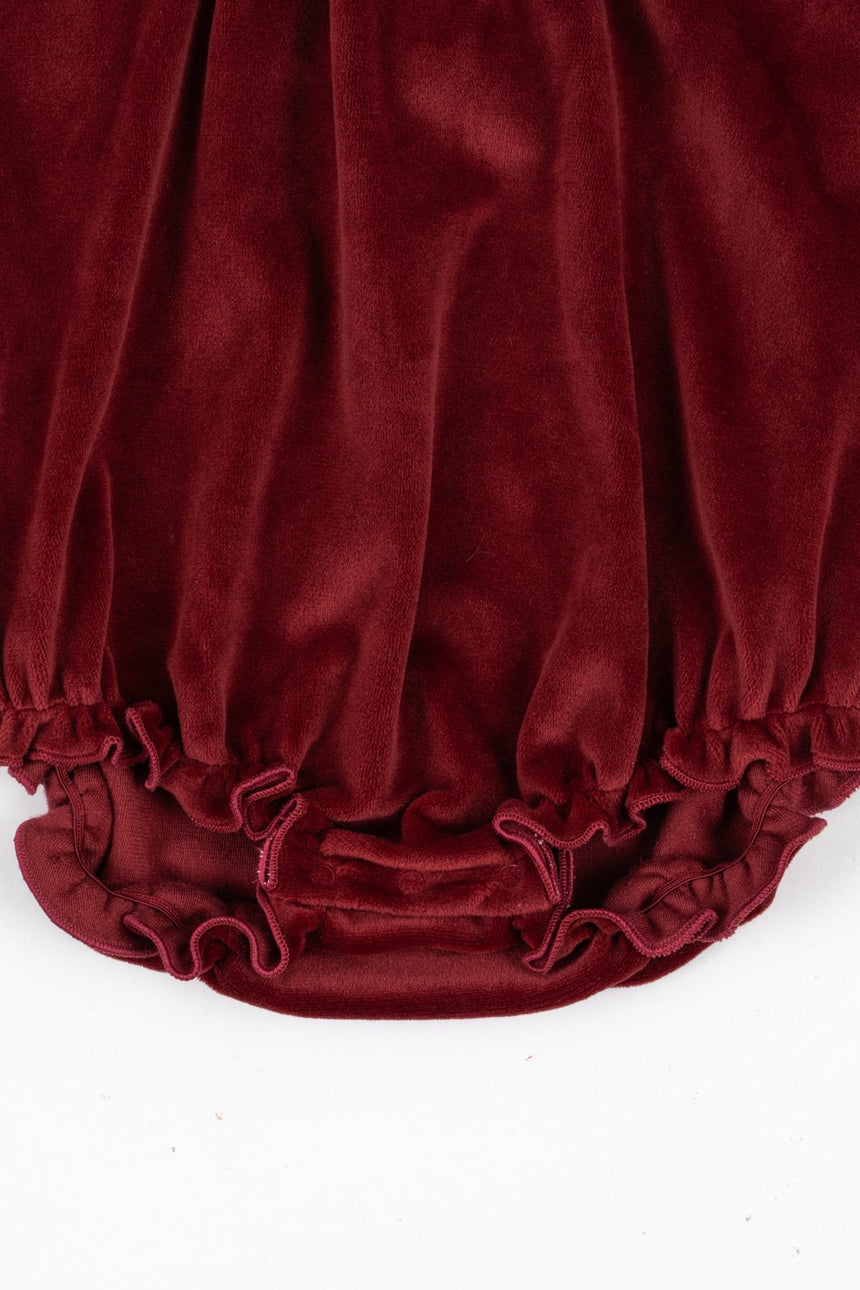 Konges Slojd Venola Romper - Red Dahlia - Princess and the Pea Boutique