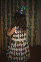 Konges Slojd Yvonne Harlekin Dress -Harlekin Sequin - Princess and the Pea Boutique