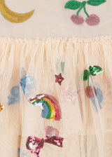 Konges Slojd Yvonne Puff Dress - Rainbow Twinkle - Princess and the Pea Boutique