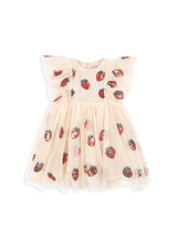 Konges Slojd Yvoone Frill Dress - Strawberry - Princess and the Pea Boutique