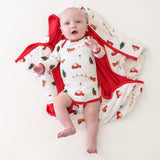 Kyte Baby Baby Blanket in Santa Sleigh - Princess and the Pea Boutique