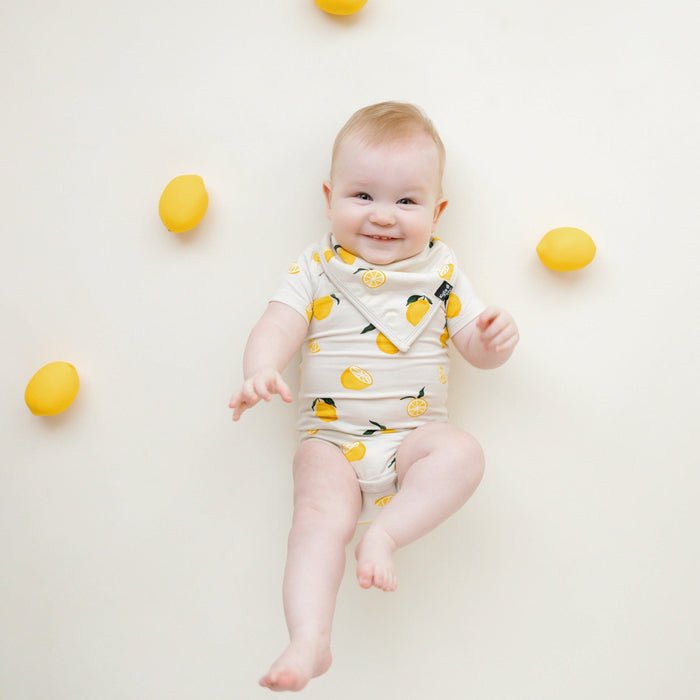 Kyte Baby Bib in Lemon - Princess and the Pea Boutique