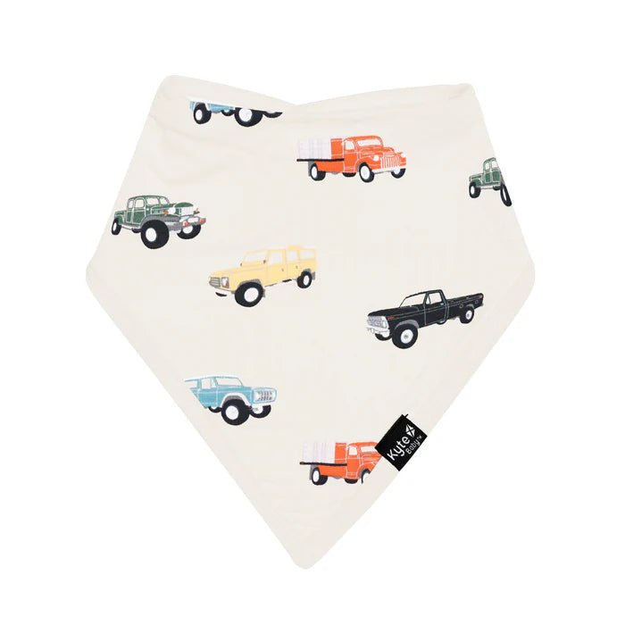 Kyte Baby Bib in Vintage Truck - Princess and the Pea Boutique