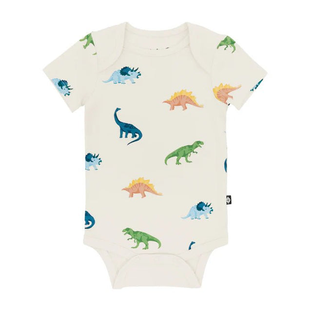 Kyte Baby Bodysuit in Ecru Roar - Princess and the Pea Boutique
