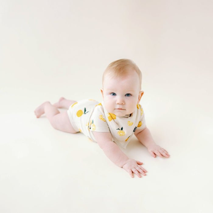 Kyte Baby Bodysuit in Lemon - Princess and the Pea Boutique