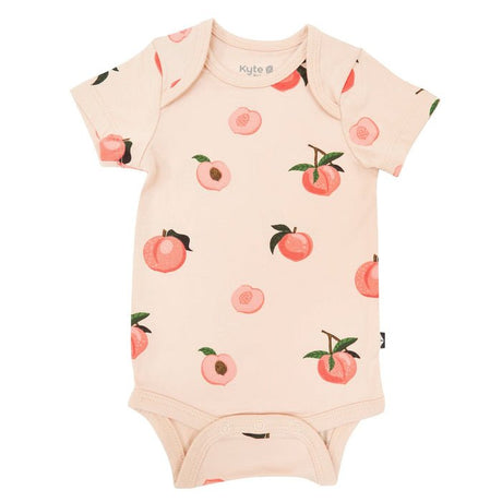 Kyte Baby Bodysuit in Peach - Princess and the Pea Boutique