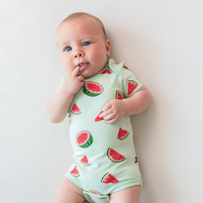 Kyte Baby Bodysuit in Waterlemon - Princess and the Pea Boutique