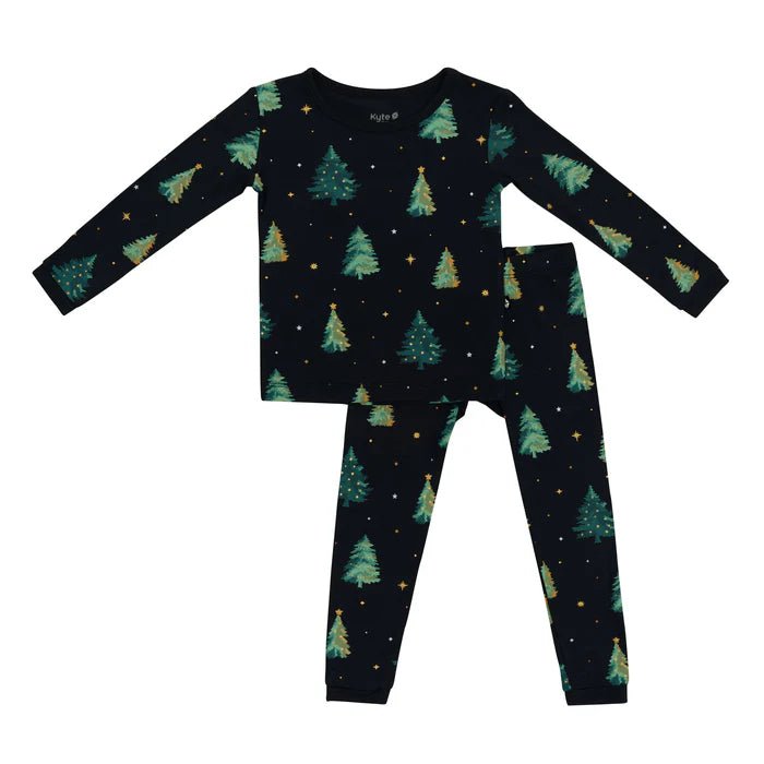 Kyte Baby Long Sleeve Pajamas in Twinkle Tree - Princess and the Pea Boutique