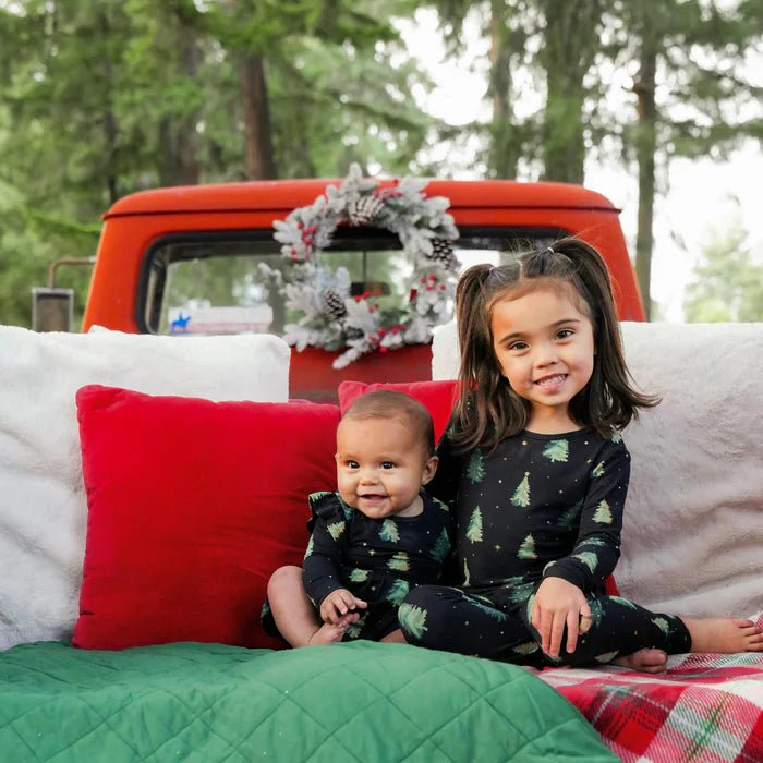 Kyte Baby Long Sleeve Pajamas in Twinkle Tree - Princess and the Pea Boutique