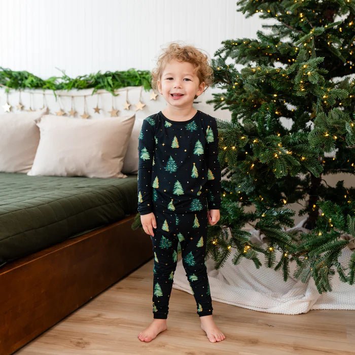 Kyte Baby Long Sleeve Pajamas in Twinkle Tree - Princess and the Pea Boutique