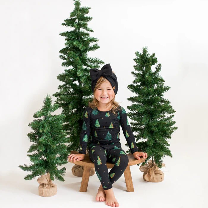 Kyte Baby Long Sleeve Pajamas in Twinkle Tree - Princess and the Pea Boutique