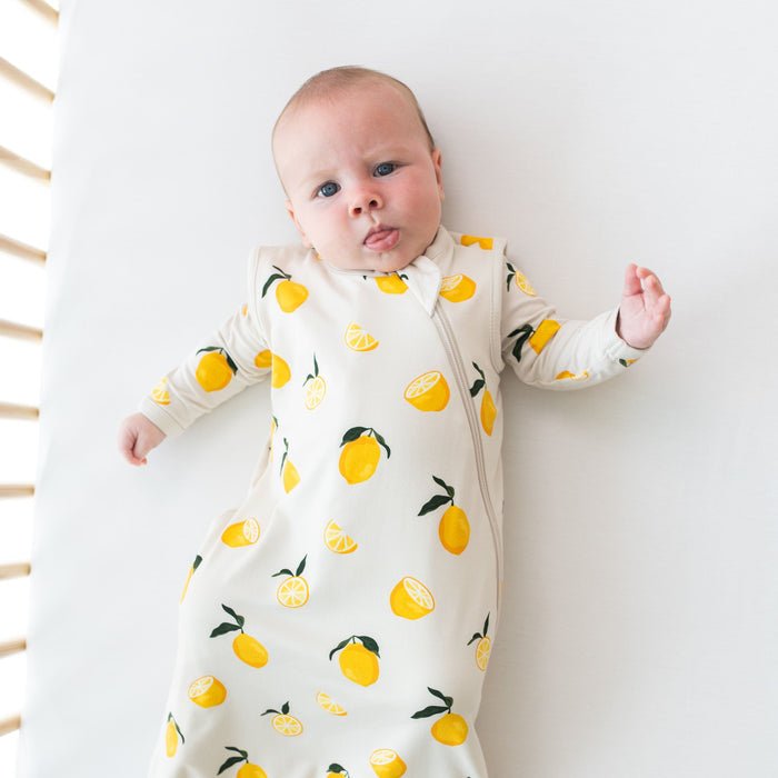 Kyte Baby Sleep Bag in Lemon 0.5 - Princess and the Pea Boutique