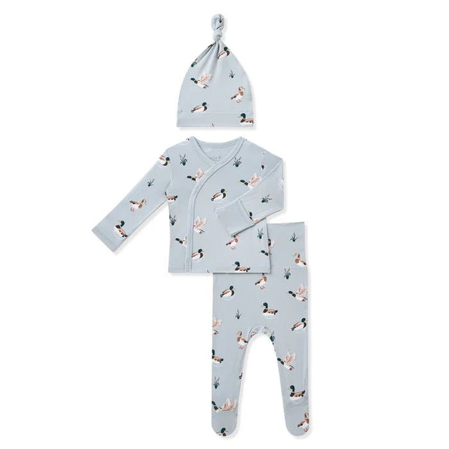 Kyte Baby Take Me Home Set with Cap in Mallard Duck - Princess and the Pea Boutique