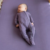 Kyte Baby Zippered Footie in Currant - Princess and the Pea Boutique