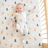 Kyte Baby Zippered Footie in Fluffy Dog - Princess and the Pea Boutique