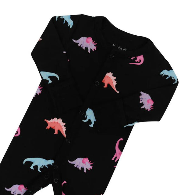 Kyte Baby Zippered Footie in Midnight Roar - Princess and the Pea Boutique