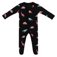 Kyte Baby Zippered Footie in Midnight Roar - Princess and the Pea Boutique