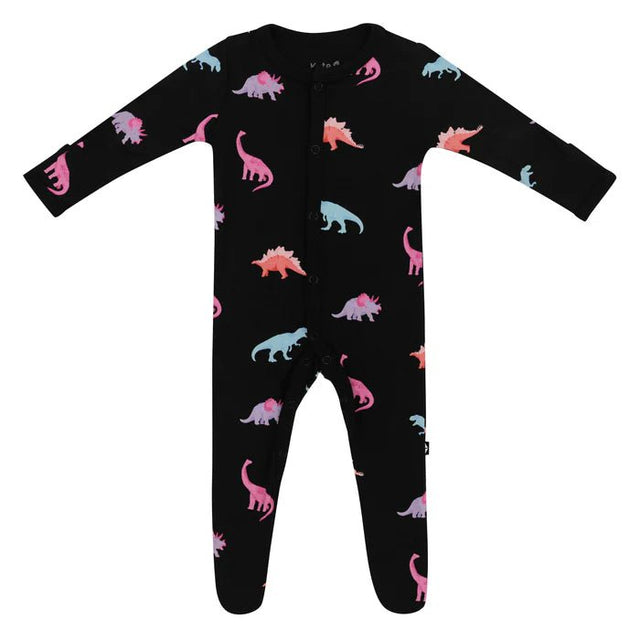 Kyte Baby Zippered Footie in Midnight Roar - Princess and the Pea Boutique