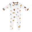 Kyte Baby Zippered Footie in Moo - Princess and the Pea Boutique